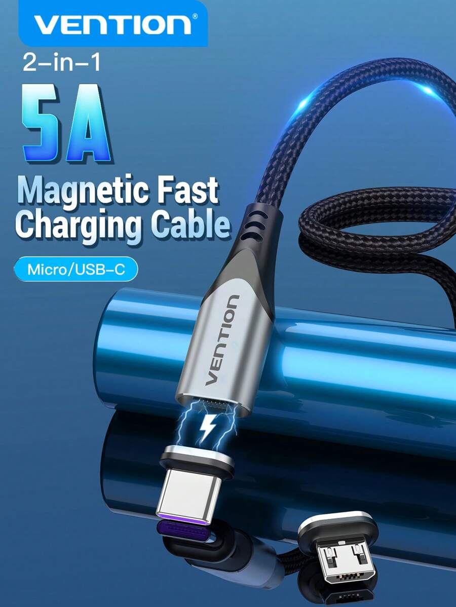 VENTION VENTION 2 In 1USB A To USB Type C And Micro USB Charging Cable