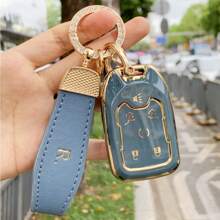 Key Fob Cover Case Compatible With Chevy For Chevrolet For Suburban For Tahoe For Gmc Yukon/Yukon XL For Terrain Acadia She Keychain Protector Accessories - GMC-with Keychain 6 - View 17