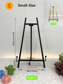 1pc Heavy Duty Metal Tripod Stand, Suitable For Wedding Welcome Arch, Poster Photo Display, Desktop Easel, Gallery Frame Holder, Wedding Ceremony Prop, Painting Easel, Shop Display Best Gifts,Wedding Decor,Home Decor ,Room Decor Party Favors Bride Birthday Graduation Birthday Decorations Party Decorations Bachelorette