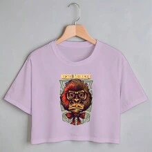 Women T-Shirts - 紫色 - 查看 5