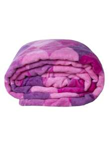 Home Elephant Double Blanket New Thermal Models - Purple - View 7