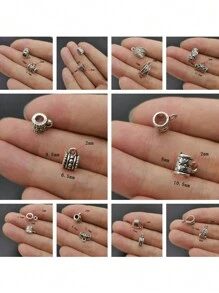 4Color 20 Types Of Three-Way Connecting Beads Alloy For Bracelet Necklace Pendant DIY Handmade Jewelry Accessories Making R224