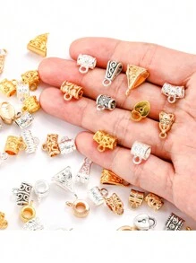 4Color 20 Types Of Three-Way Connecting Beads Alloy For Bracelet Necklace Pendant DIY Handmade Jewelry Accessories Making R224