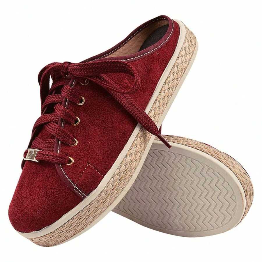 Women Wedge Sneakers - Gỗ đỏ - Xem 1