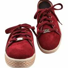 Women Wedge Sneakers - Color caoba - Ver 3