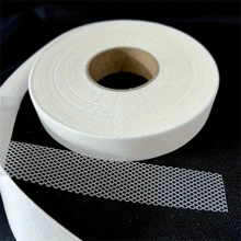 9米熱熔膠網狀雙面離型紙保護膜膠帶，DIY服裝內襯黏合襯布，適用於縫製裙子、緞帶、布料、縫紉配件與手工藝 - 白色 - 查看 7