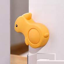 1pc Cartoon Animal Door Stopper - Creative And Cute Door Wedge Holder For Home Safety, Child Finger Protection - Multicolor - View 5