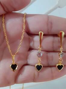 Women Jewelry Sets - Black - View 2