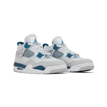 Jordan 4 Militares azules retro (2024) - blanco azul - Ver 2