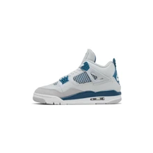 Jordan 4 Militares azules retro (2024) - blanco azul - Ver 3