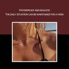 WB 2PCS Harry Potter Officially Licensed Tattoo Stickers Washable Long-Lasting Not Easy To Fade Good Body Effect Water Transfer Sticker Colorful Geometric Four College Hogwarts Logo - Black - View 5