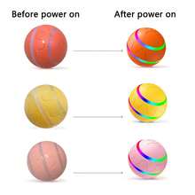 1 Pieza Juguetes De Bola Led Eléctricos Y Automáticos Que Ruedan, Juguete De Bola Masticable Para Perros Duradero Y Juguete De Molienda De Dientes Para Mascotas Para Suministros Interactivos De Perros - Multicolor - Ver 10