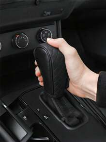 Xe Ô Tô Dịch Chuyển Tay Cầm Bao Da PU Chống Trơn Trượt Chống Mài Mòn Dịch Chuyển Núm Trang Trí Bảo Vệ Đa Năng Ô Tô Phụ Kiện Nội Thất - Nhiều màu - Xem 3