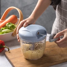 Knoblauchquetscher, Mini Knoblauch-Zerkleinerungsmaschine, manuelle Knoblauchpresse, Küchenknoblauchzerkleinerer, Knoblauchschneider, Ingwerquetscher, ideal zum Zerkleinern von Knoblauch, Ingwer, Nüssen