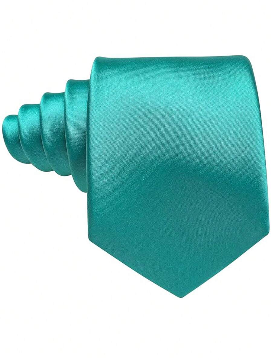 1 件纯色男士领带，8 厘米正式商务领带，男士婚礼领带男士领带