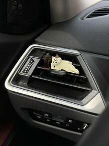 1pc Iced-Coffee Cat Car Interior Decoration, Car Ornaments For Dashboard, Tabletop Decoration