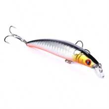 KIT 5 iscas para pesca artificial Meia Agua 9cm Tucunaré Traíra Dourado - Multicolorido - Visão 8