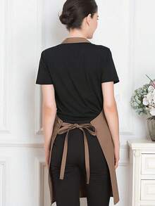 Aprons,Kitchen,Bathroom,Home,Household Suppliers - Coffee Brown - View 1
