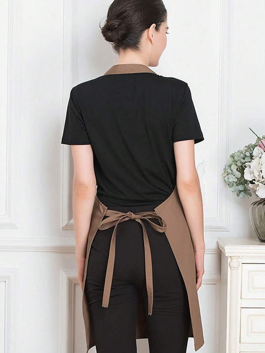 Aprons,Kitchen,Bathroom,Home,Household Suppliers - Coffee Brown - View 1