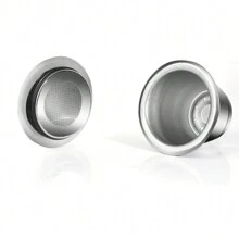 Reusable Capsules Stainless Steel Refillable Coffee Pods Compatible With Machine - Silver - View 10