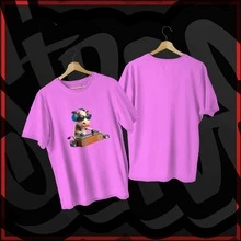 Men T-Shirts - 淺粉色 - 查看 2