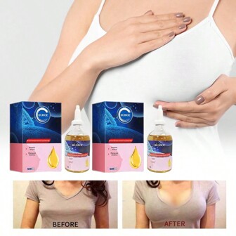 丰胸精华，滋养，紧致，提升和增强胸部体积，防下垂胸部护理精华