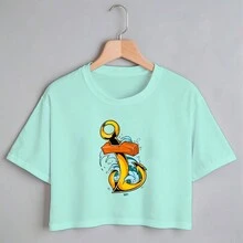 Women T-Shirts - Màu xanh Bạc hà - Xem 2