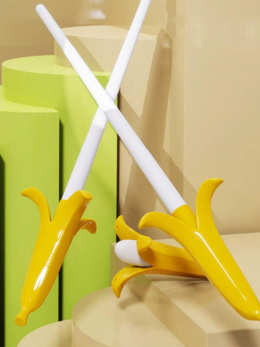 1pc Banana Extendable Sword, 3D Printed Gravitational Spiral Warrior Blade, Official Licensed Cool Banana Carrot Toy
