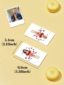 1 Miếng Phong tục Hình chụp Ví Chèn Thẻ Cho bạn trai Cá nhân hóa Ví Chèn Thẻ Với Hình chụp Vui Thiết kế Tim Môi Cá nhân hóa Món quà Lý tưởng Đối với Ngày của Cha Ngày lễ tình nhân Ngày lễ Mẹ Sinh nhật Ngày kỷ niệm Tốt nghiệp Đám cưới Giáng sinh - Phong cách trắng 2 - Xem 6