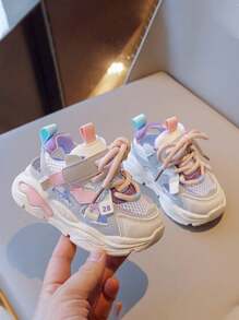 MURAMASA Niños Sandalias deportivas cierre de gancho y bucle diseño transpirable con cordón deportivo para verano - Rosa - Ver 8