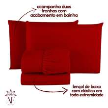 Sheet Sets With Pillowcases - Đỏ - Xem 3