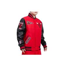 Pro Standard Chicago Bulls Retro Classic Red/Black Varsity Jacket BCB656015-RBK - Red - View 3