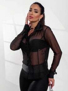 Swisz Women Blouses - màu đen - Xem 2