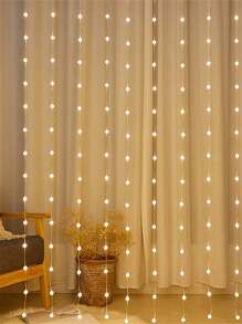 1 个 10/20/30 灯泡 1/2/3M 泡泡球灯串，生日装饰，后备箱惊喜装饰，房间墙壁装饰，派对装饰，LED 灯串 - 暖白 - 查看 6