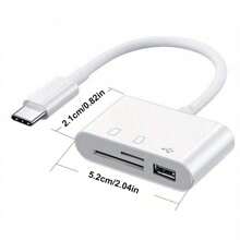 3-in-1 SD-Kartenleser OTG-Adapter 2.0/3.0 Anschluss kompatibel mit MacBook Pro Laptop PC Kamera Handye