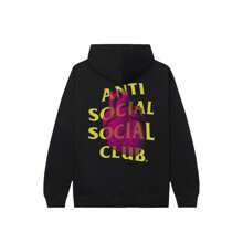 Anti Social Social Club Pulse Check Black Hoodie - FW21 Collection ASSC - Black - View 3