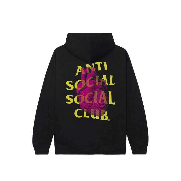 Anti Social Social Club Pulse Check 黑色连帽衫 - FW21 系列 ASSC - 黑色 - 查看 3