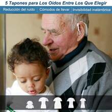 Audífonos Audífonos Para Personas Mayores Audífonos Intraauriculares Para La Sordera Y Audífonos Retroauriculares - Negro - Ver 5