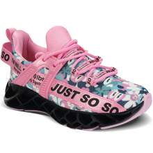 Boys Girls Running Shoes Tennis Lightweight Sneakers For Little Kids/Big Kids - 粉色 - 查看 4