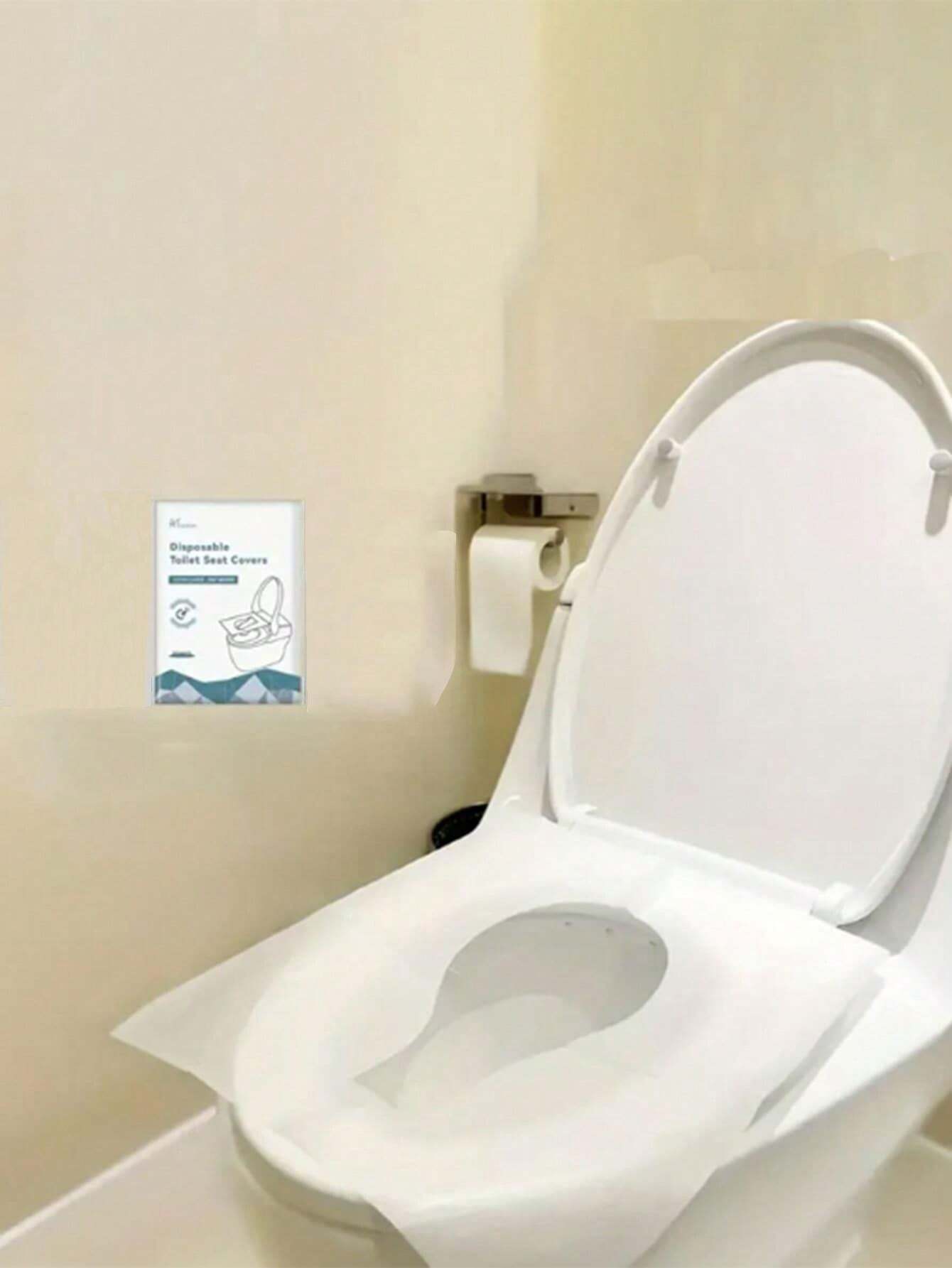 10pcs Disposable Toilet Seat Cover,Soluble Portable Potty Seat Cover
