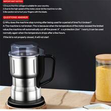 High Power Electric Coffee Grinder Kitchen Cereal Nuts Beans Spices Grains Grinder Machine Multifunctional Home Coffee Grinder - US A Type Plug(110-127V) - View 8