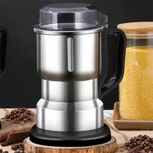 High Power Electric Coffee Grinder Kitchen Cereal Nuts Beans Spices Grains Grinder Machine Multifunctional Home Coffee Grinder - US A Type Plug(110-127V) - View 4