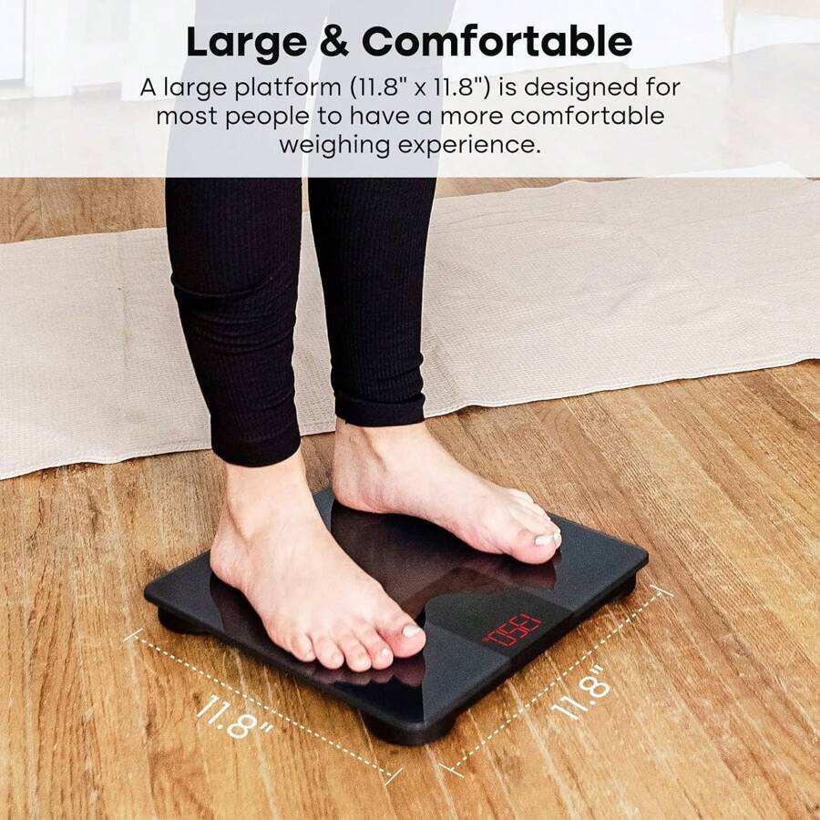 Bathroom Scale Body Weight Digital BMI Weight Balance Scales FSA HSA