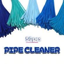 500 Cái Ống Làm Sạch Màu Xanh, Blue Pipe Cleaner Craft, Royal Blue Peacock Blue Light Blue Sea Blue Deep Blue For Craft Máy làm sạch ống Chenille có thể gập lại, Máy làm sạch đường ống thủ công Giáng sinh để làm thủ công và làm sạch DIY, Đồ thủ công trang trí nghệ thuật và thủ công Chenille Stems - Hỗn hợp màu xanh 500 chiếc - Xem 14