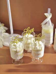 10pcs Clear Shot Glass Shape Dessert Cups, Pudding Cups, Mousse Cups, Ice Cream Cups, Summer Beverage Cups, Suitable For Parties, Gatherings, Birthdays, Baking, Dessert Shops, Summer Occasions, Soda Water Cups, Small Cups, Party Supplies, Reusable And Washable, Perfect For Dessert Displays And Highball Glasses. - Clear - View 2