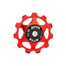Polea guía del desviador de acero ZTTO, rueda de jockey de bicicleta de MTB / carretera con rodamiento de acero de 11T / 13T aleación de aluminio CNC AL7075, disponible en 4 mm / 5 mm / 6 mm