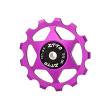 Polea guía del desviador de acero ZTTO, rueda de jockey de bicicleta de MTB / carretera con rodamiento de acero de 11T / 13T aleación de aluminio CNC AL7075, disponible en 4 mm / 5 mm / 6 mm