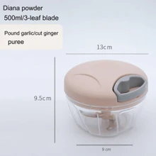 Knoblauchquetscher, Mini Knoblauch-Zerkleinerungsmaschine, manuelle Knoblauchpresse, Küchenknoblauchzerkleinerer, Knoblauchschneider, Ingwerquetscher, ideal zum Zerkleinern von Knoblauch, Ingwer, Nüssen