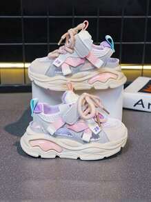 MURAMASA Niños Sandalias deportivas cierre de gancho y bucle diseño transpirable con cordón deportivo para verano - Rosa - Ver 1