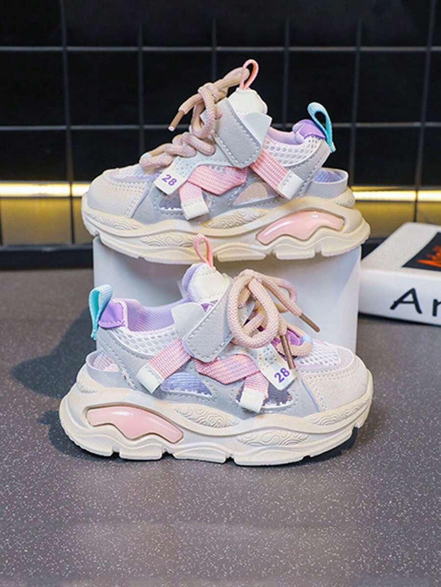 MURAMASA Niños Sandalias deportivas cierre de gancho y bucle diseño transpirable con cordón deportivo para verano - Rosa - Ver 1